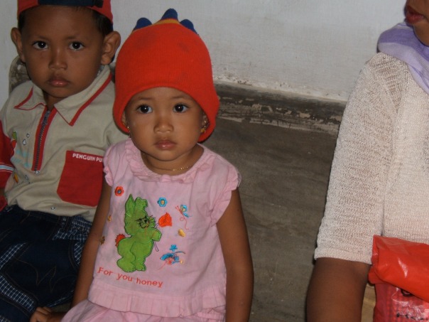 Young patients at the Blang Padang clinic in  Banda Aceh